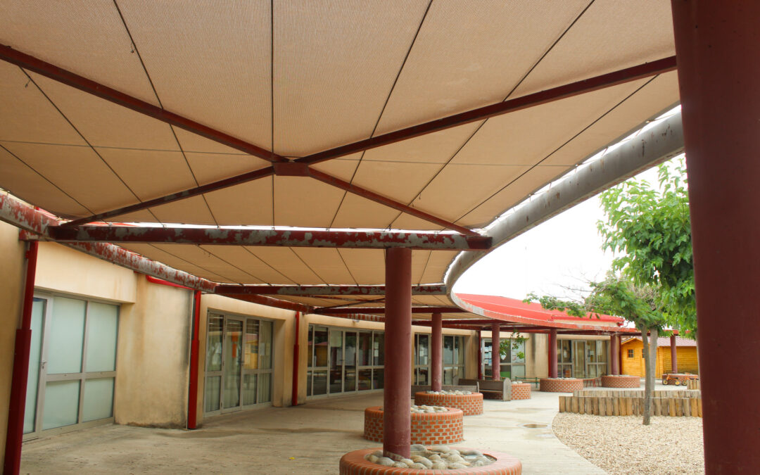 Voiles d&rsquo;ombrage pour l&rsquo;école maternelle