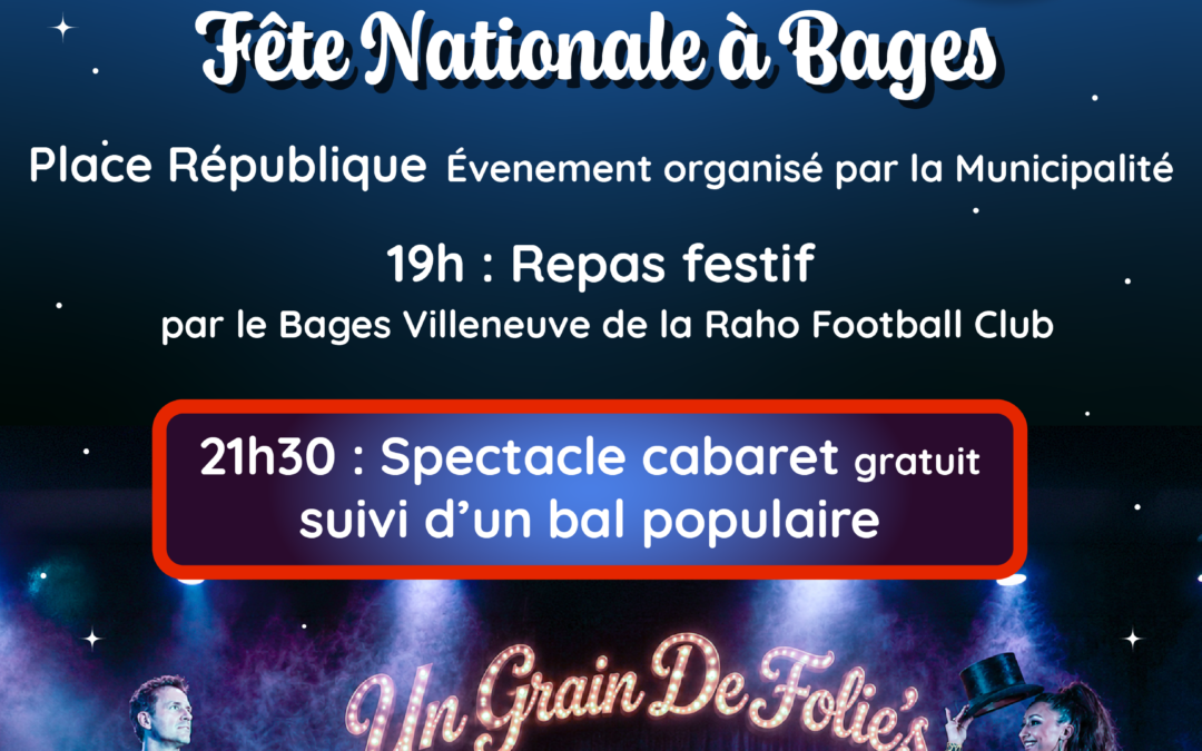 Soirée Cabaret 14 juillet